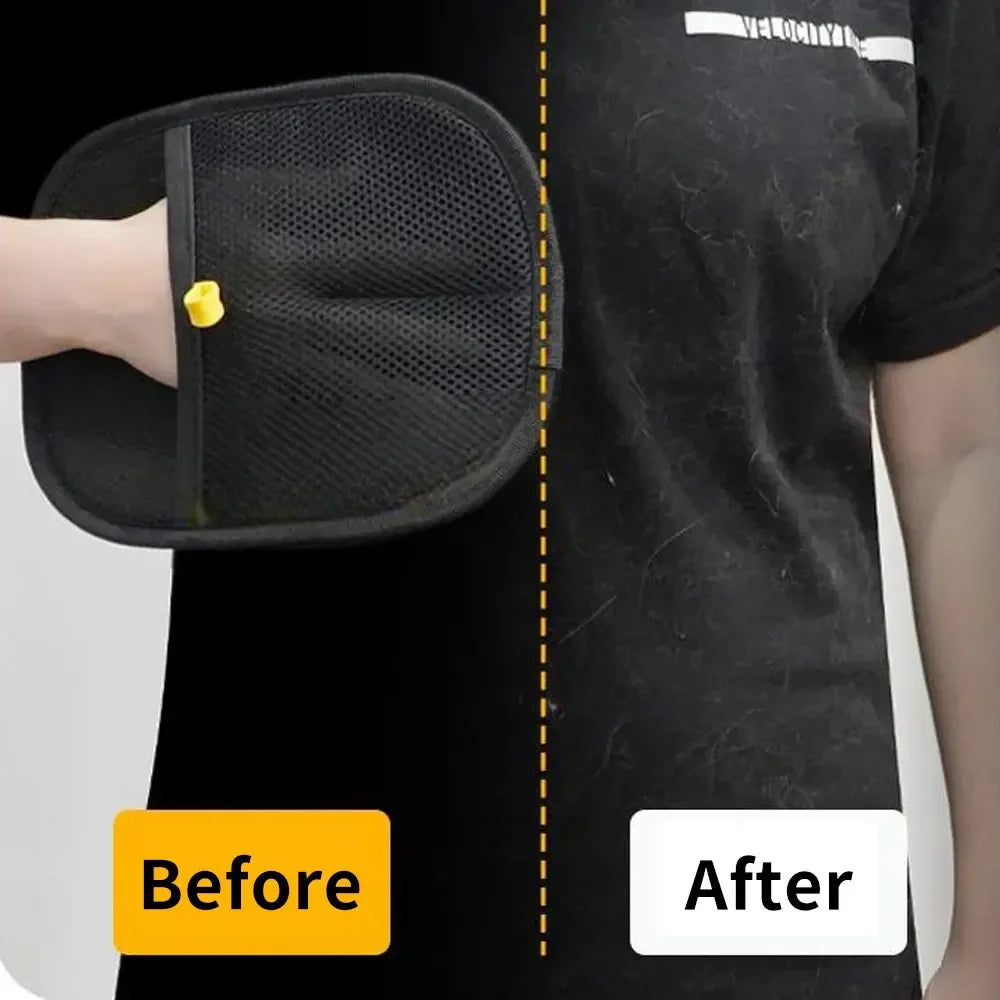 2 in 1 Pet Grooming And Hair Removal Gloves