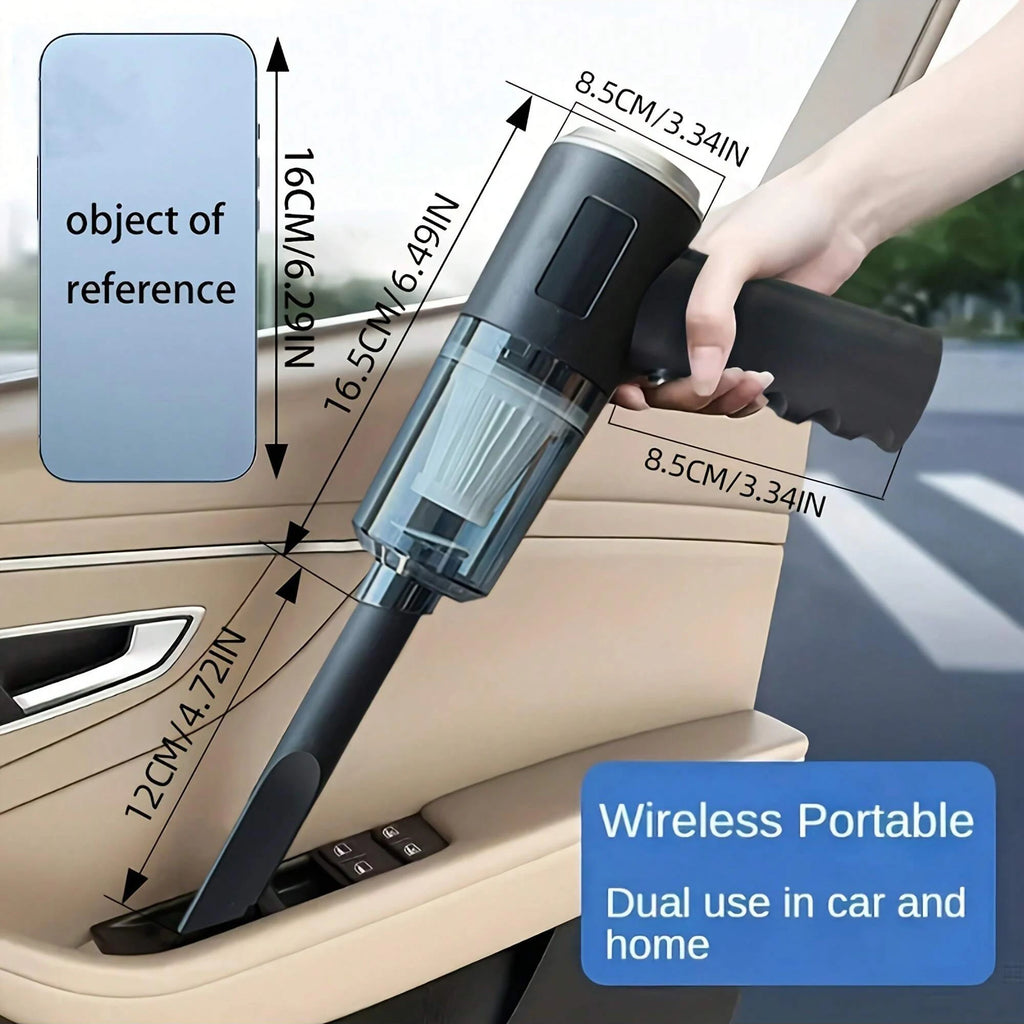 PORTABLE CAR VACCUM CLEANER - MINI ,USB POWERED , 3 in 1