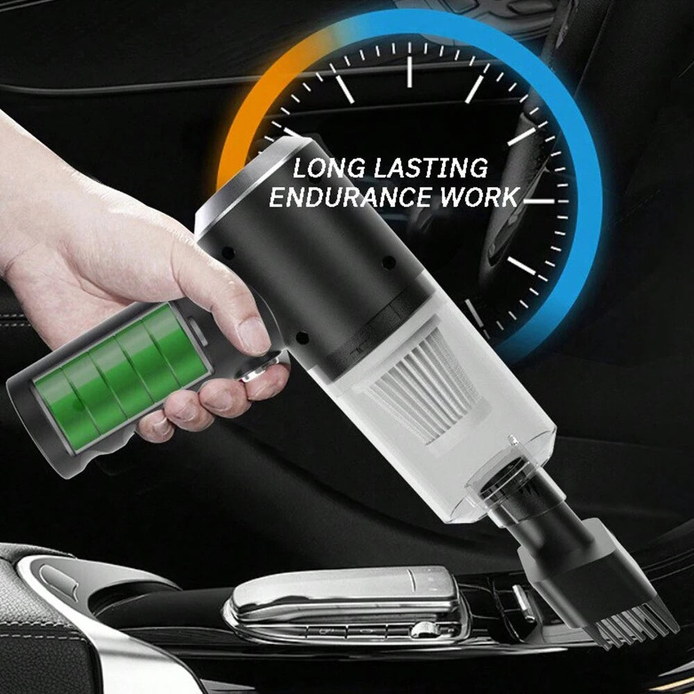 PORTABLE CAR VACCUM CLEANER - MINI ,USB POWERED , 3 in 1