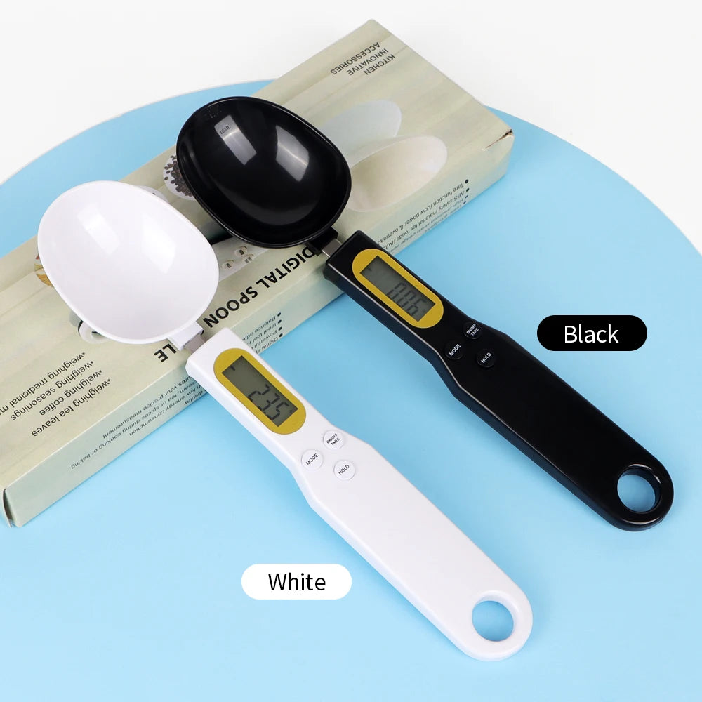 Digital Measuring Spoon With LCD Display - Kitchen Scale For Cooking And Baking